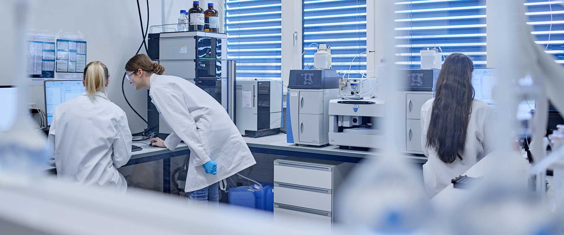 Work in the laboratory