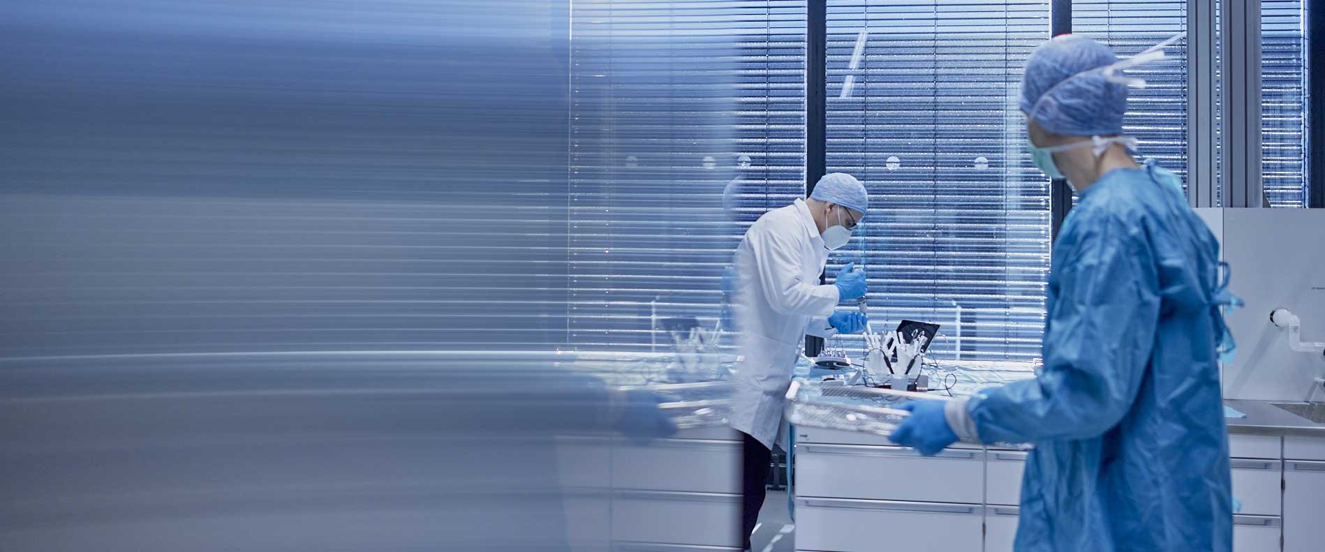 Mitarbeiter im Labor